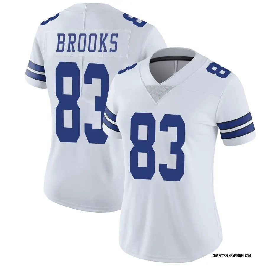 Nike Jalen Brooks Dallas Cowboys Women's Limited White Vapor