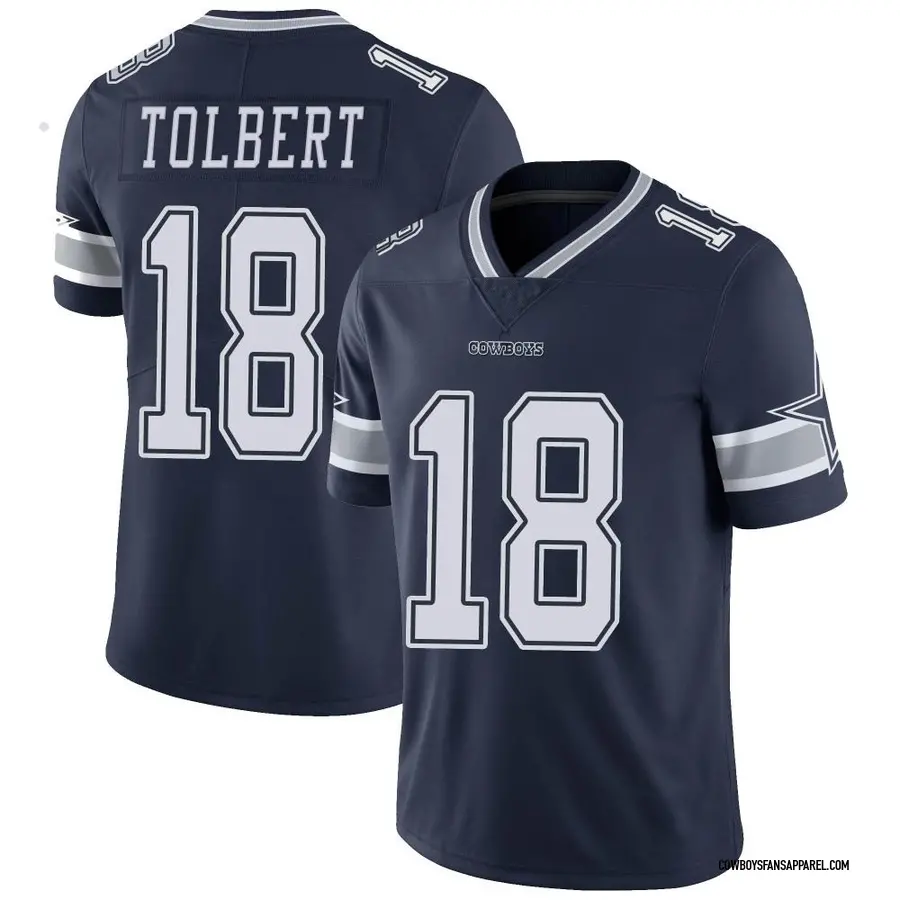 Nike Jalen Tolbert Dallas Cowboys Men's Limited Navy Team Color