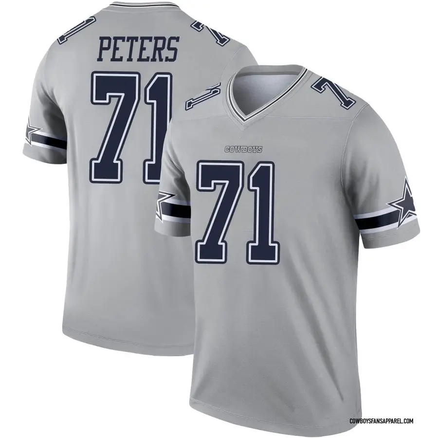 Nike Jason Peters Dallas Cowboys Game Gray Atmosphere Fashion