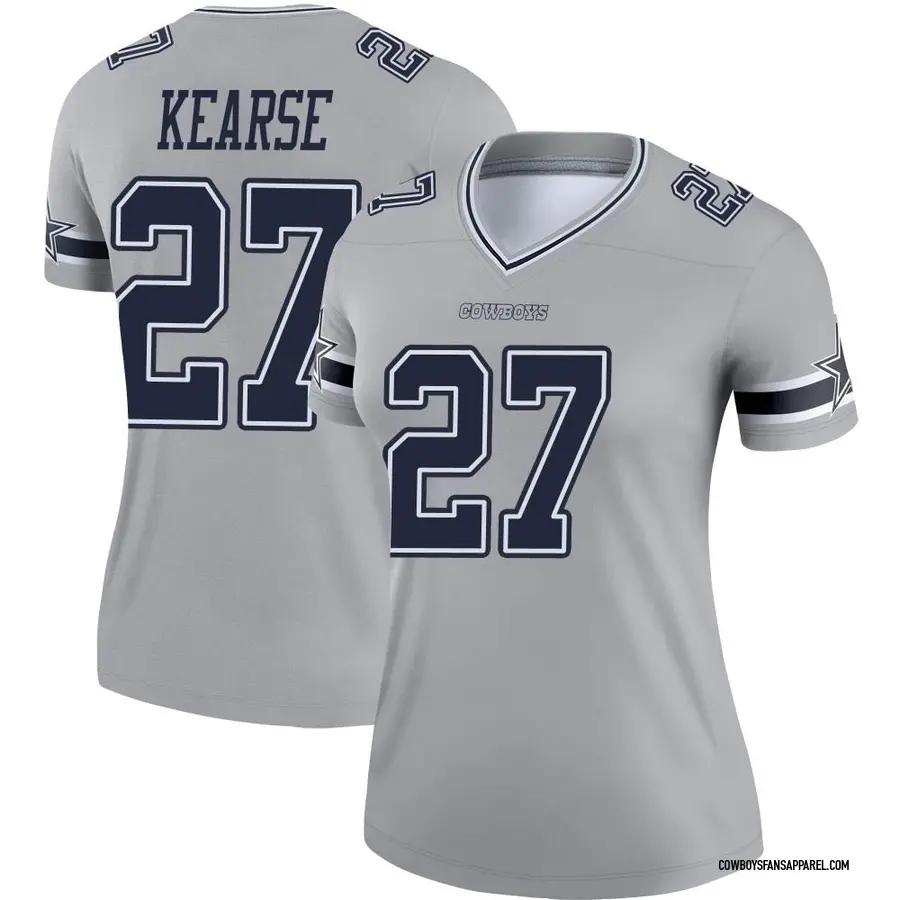 Men's Nike CeeDee Lamb Gray Dallas Cowboys Inverted Legend Jersey