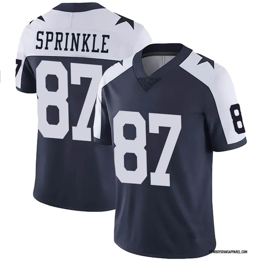 Nike Jeremy Sprinkle Dallas Cowboys Men's Limited Navy Vapor F.U.S.E. Jersey