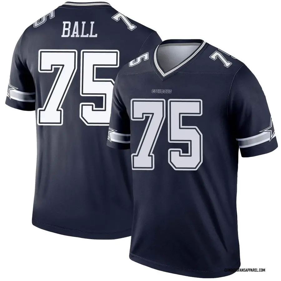 Josh Ball Dallas Cowboys Youth Legend White Color Rush T-Shirt