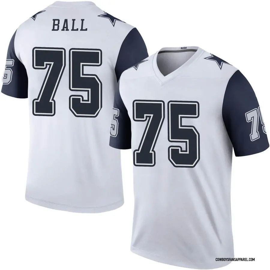 Nike Josh Ball Dallas Cowboys Youth Legend White Color Rush Jersey