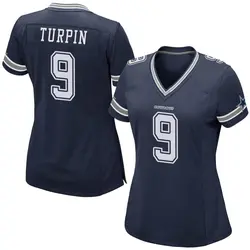 Women's Nike Cooper Rush Navy Dallas Cowboys Game Player Jersey