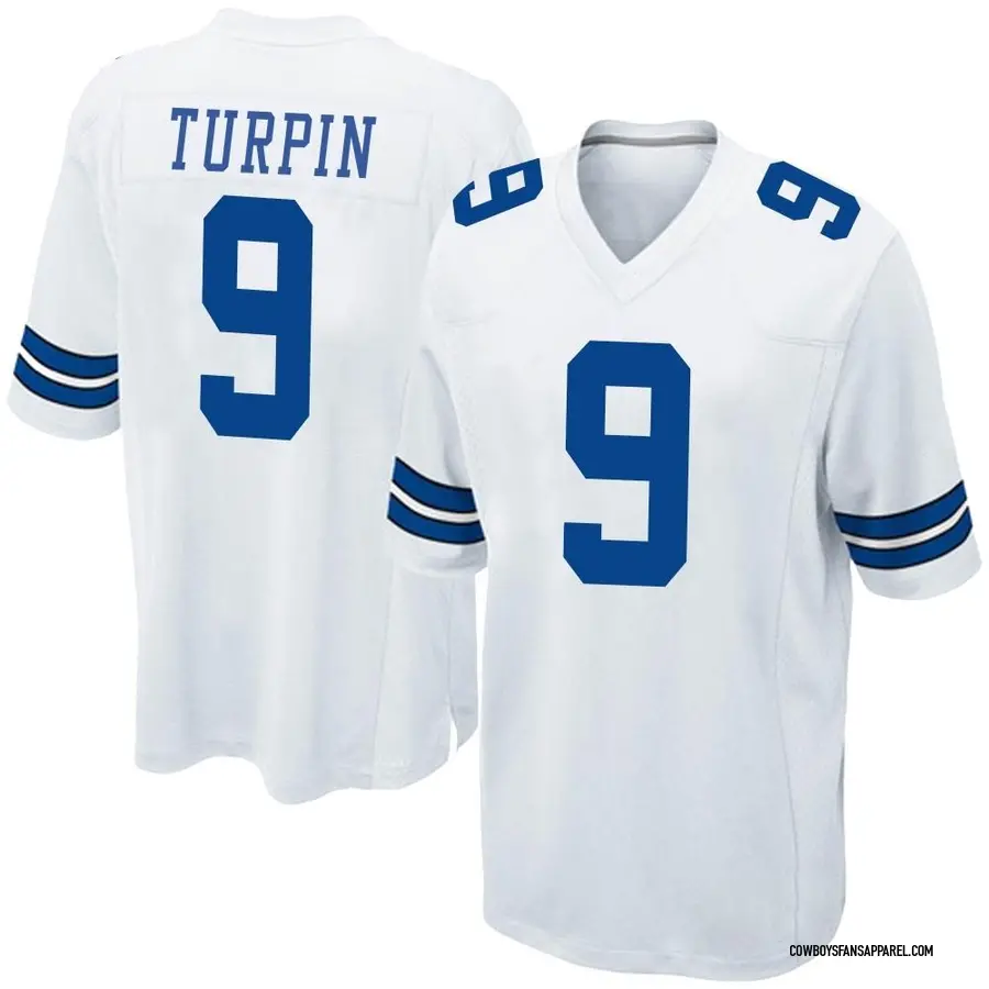 Nike KaVontae Turpin Dallas Cowboys Legend White Color Rush Jersey - Youth