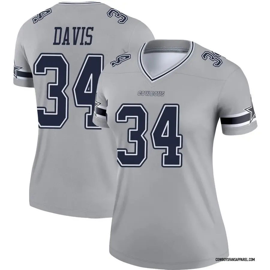 Nike Malik Davis Dallas Cowboys Elite Navy Alternate Vapor Untouchable  Jersey - Men's