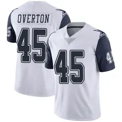 Nike Matt Overton Dallas Cowboys Men's Limited White Color Rush Vapor  Untouchable Jersey