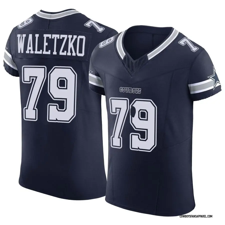 Matt Waletzko 71 Dallas Cowboys White Vapor Limited Jersey - Bluefink