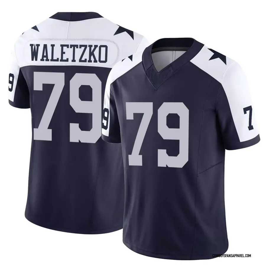 Nike Matt Waletzko Dallas Cowboys Legend White Color Rush Jersey - Men's