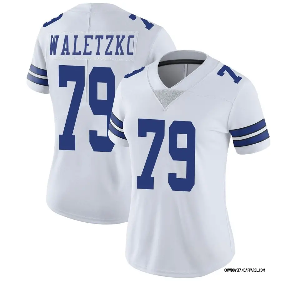 Matt Waletzko 71 Dallas Cowboys White Vapor Limited Jersey - Bluefink