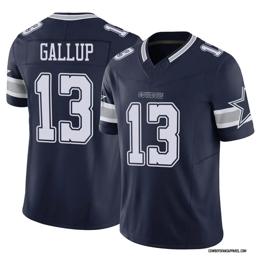 Nike Michael Gallup Dallas Cowboys Men's Limited White 2nd Alternate Vapor  F.U.S.E. Jersey