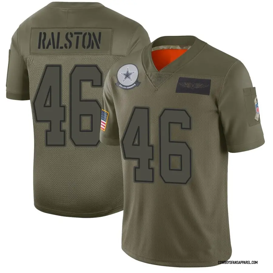 Nike Nick Ralston Dallas Cowboys Limited White Vapor Untouchable Jersey -  Youth