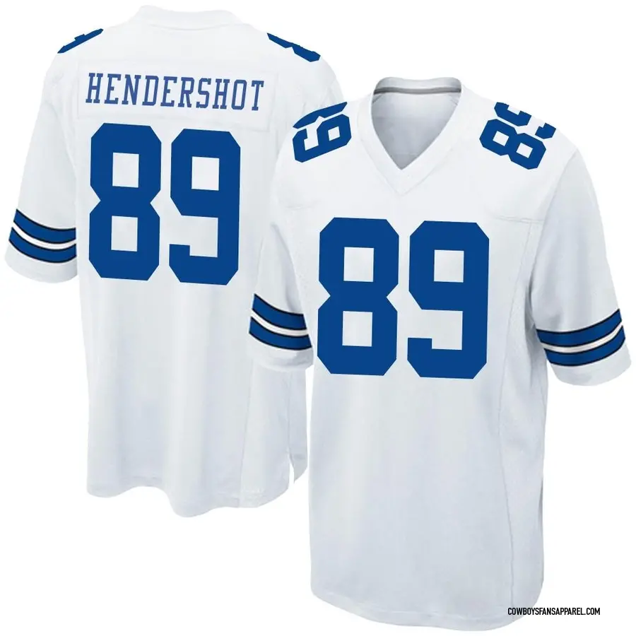 Nike Peyton Hendershot Dallas Cowboys Men's Game White Jersey