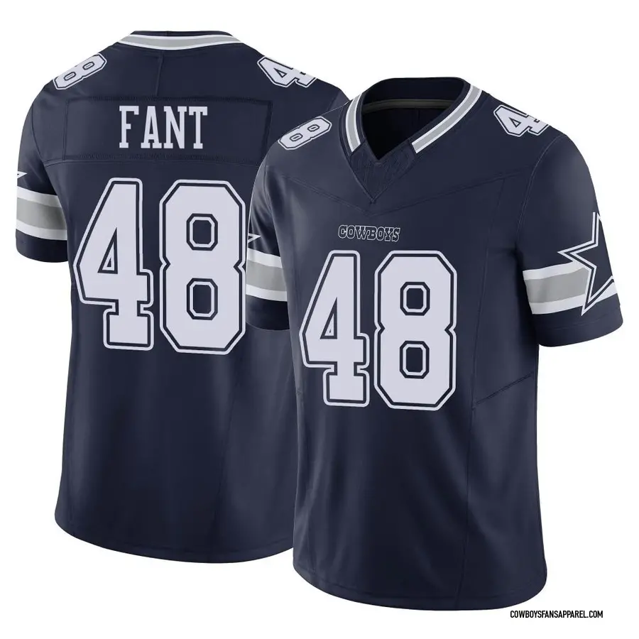 Nike Trey Lance Dallas Cowboys Men's Elite Navy Vapor F.U.S.E. Jersey