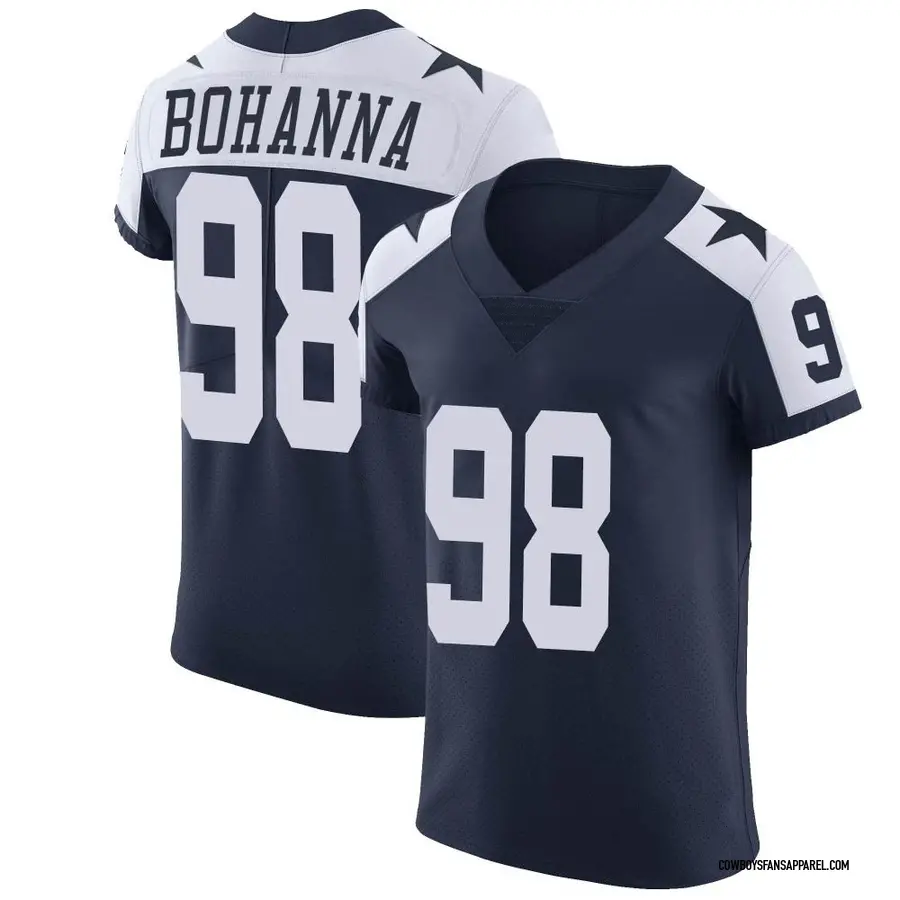 Nike Quinton Bohanna Dallas Cowboys Men's Elite Navy Alternate Vapor  Untouchable Jersey