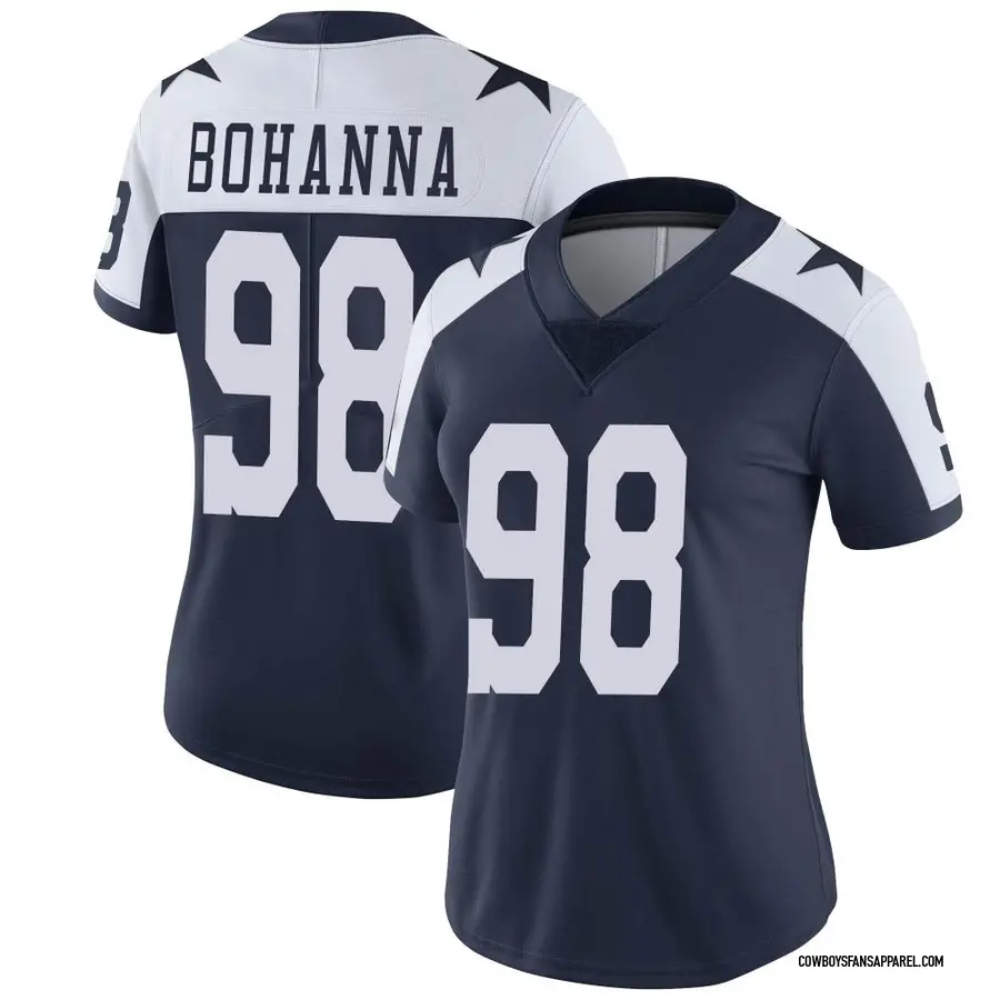 Nike Quinton Bohanna Dallas Cowboys Women's Game White Jersey