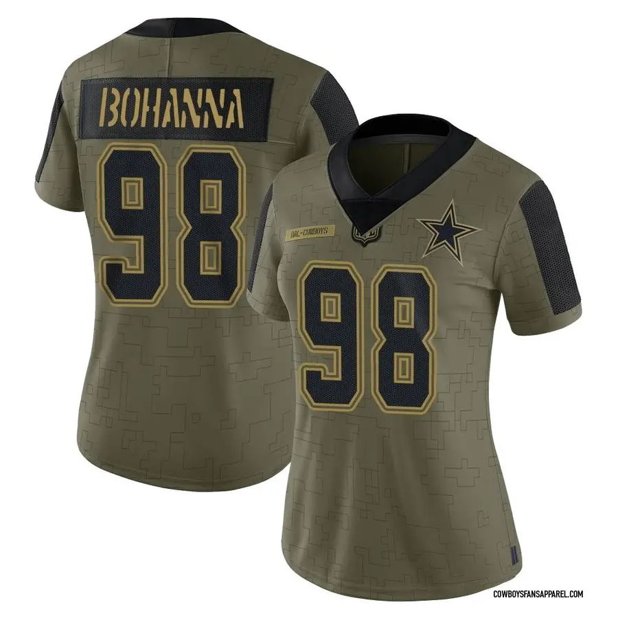 Olive Women's Quinton Bohanna Dallas Cowboys Limited 2022 Salute