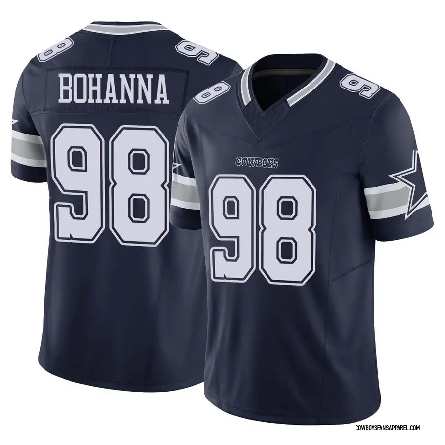 Nike Quinton Bohanna Dallas Cowboys Youth Limited White Vapor F.U.S.E.  Jersey