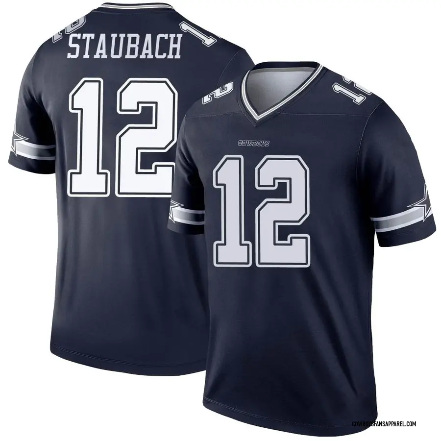 Nike Roger Staubach Dallas Cowboys Youth Legend Navy Jersey