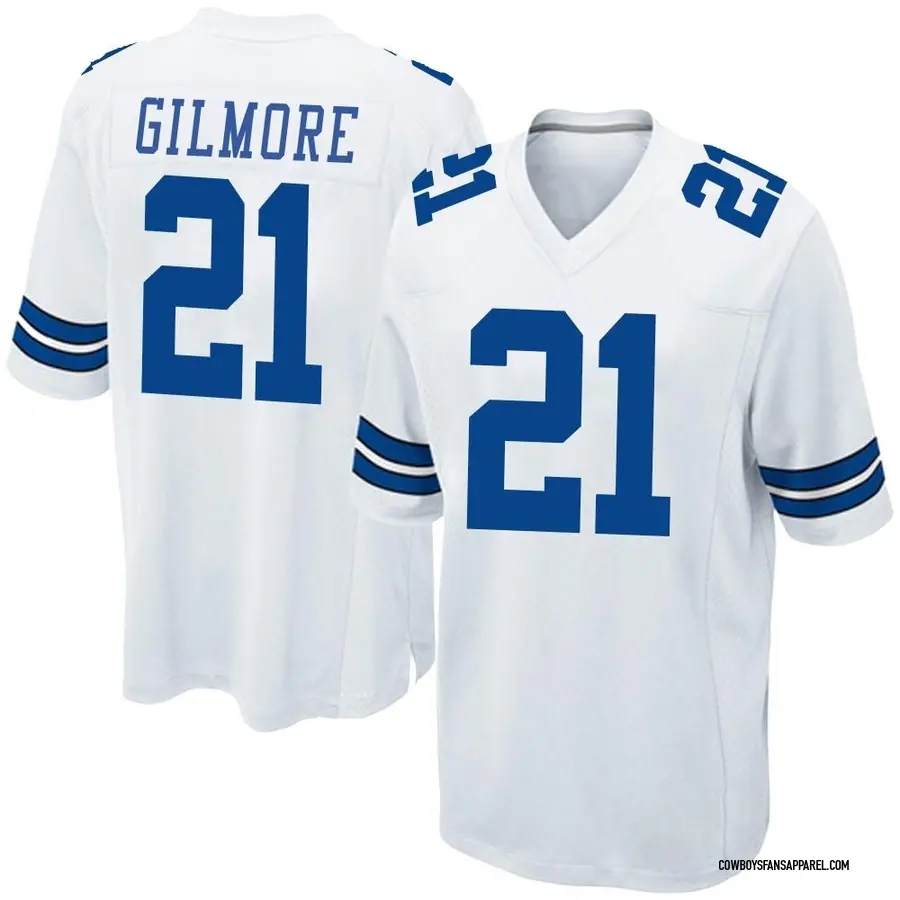 Men's Nike Stephon Gilmore White New England Patriots Game Jersey