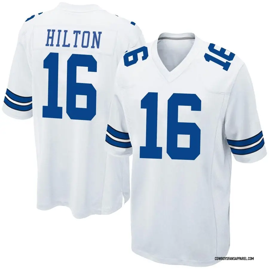 Nike T.Y. Hilton Dallas Cowboys Men's Game White Jersey
