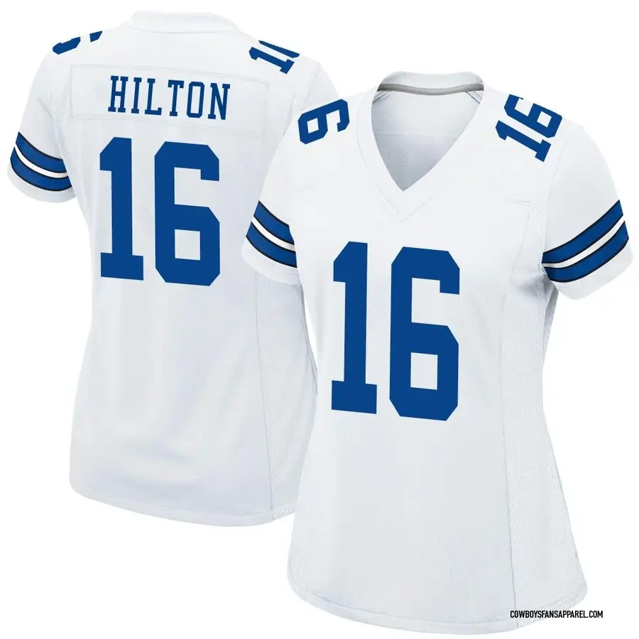 Nike T.Y. Hilton Dallas Cowboys Women's Limited White Vapor Untouchable  Jersey