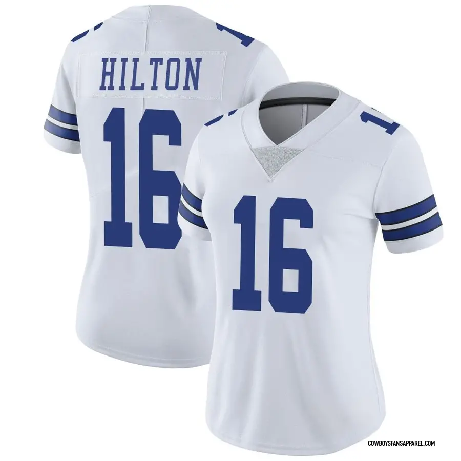 Nike T.Y. Hilton Dallas Cowboys Women's Limited White Vapor Untouchable  Jersey