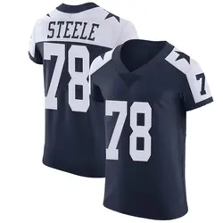 2018 Dallas Cowboys Terence Steele #74 Game Issued Navy Practice Jersey 37