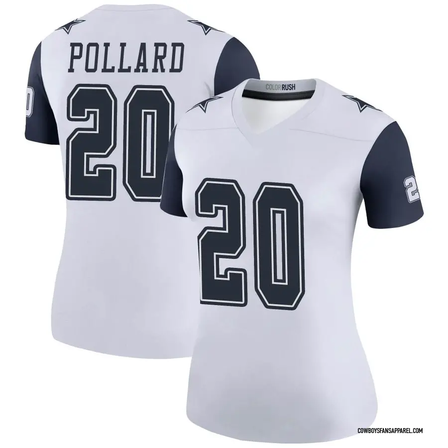 Men's Nike Tony Pollard White Dallas Cowboys Game Player Jersey