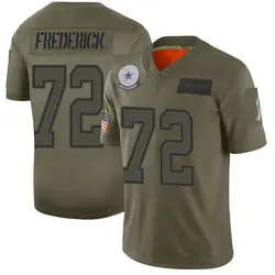 Nike Travis Frederick Dallas Cowboys Men's Limited Camo 2019 Salute to Service Jersey