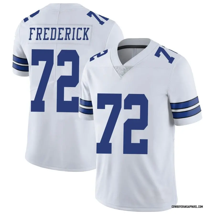 Travis Frederick 72 Dallas Cowboys White Vapor Limited Jersey - Bluefink