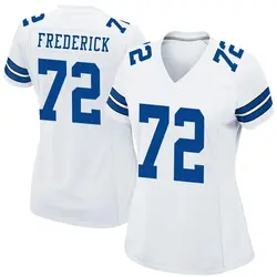 Nike Travis Frederick Dallas Cowboys Women's Game White Jersey