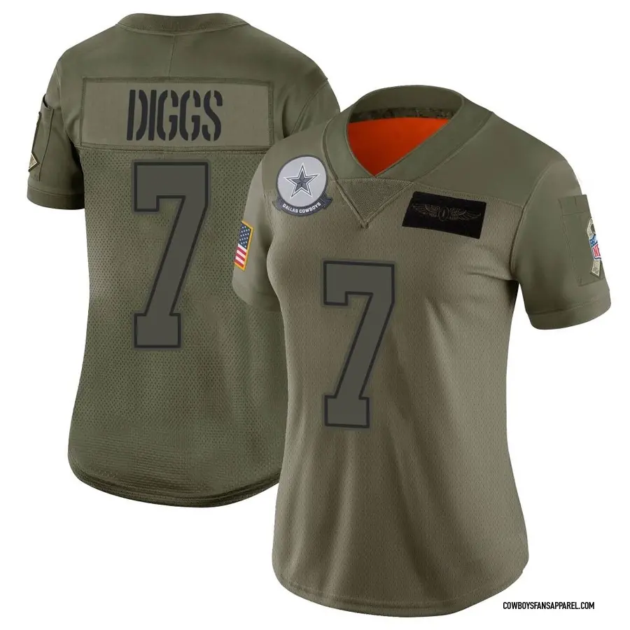 Women's Nike Trevon Diggs Navy Dallas Cowboys Alternate Game Jersey Size: Small