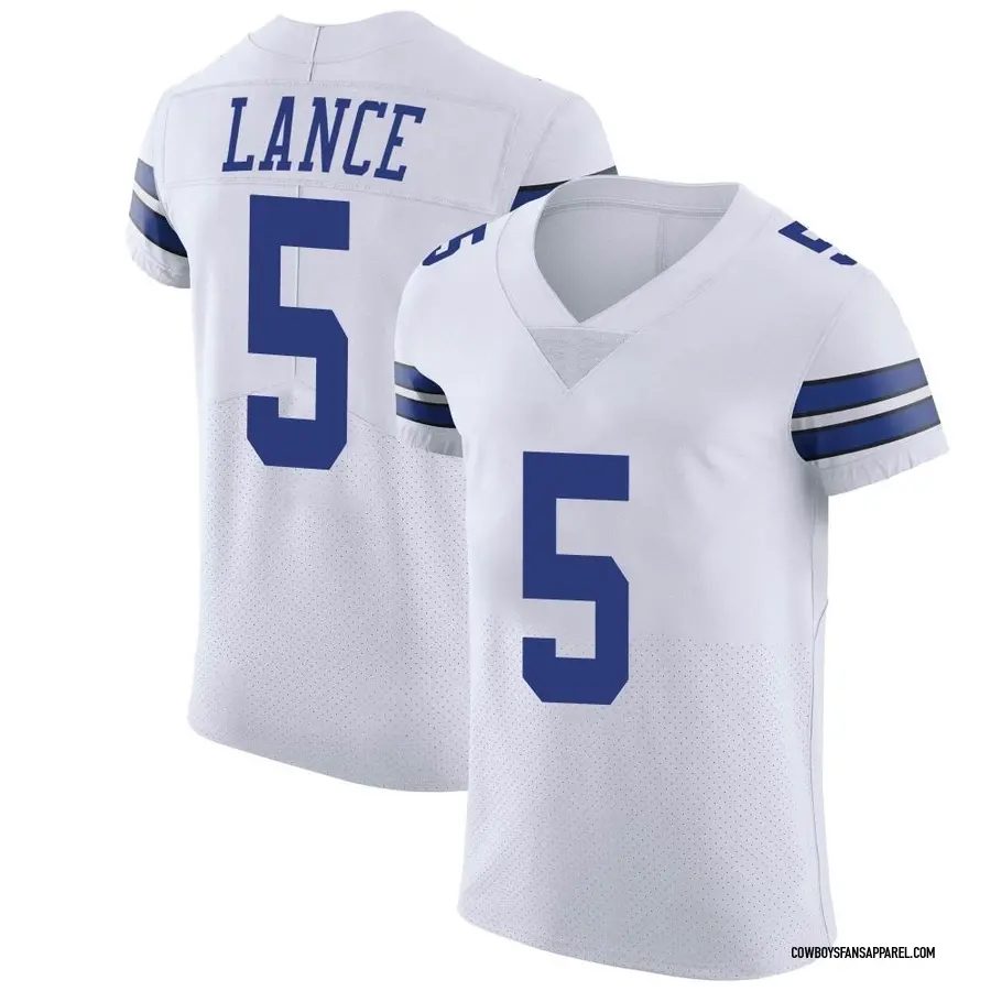 Nike Trey Lance Dallas Cowboys Men's Elite White Vapor Untouchable Jersey