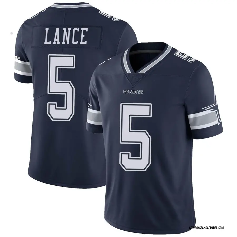 Nike Trey Lance Dallas Cowboys Men's Limited Navy Team Color Vapor  Untouchable Jersey