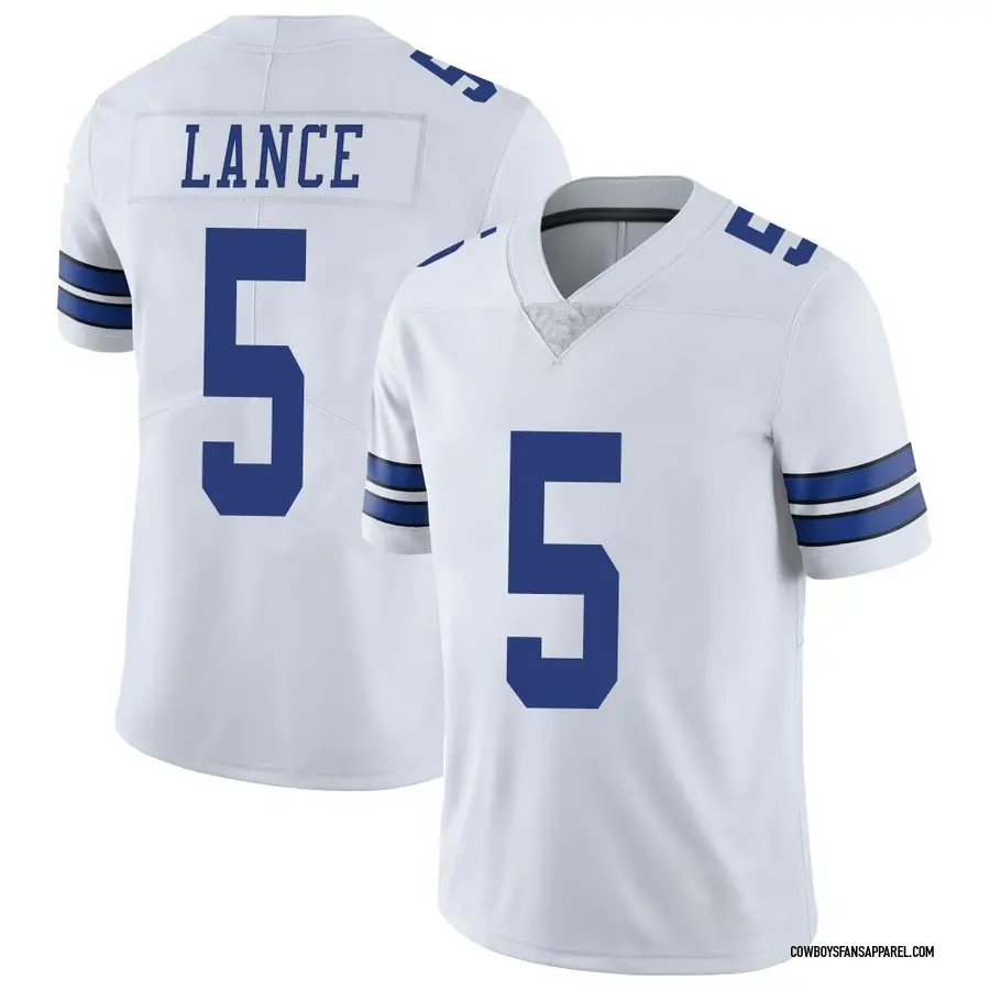 Nike Trey Lance Dallas Cowboys Youth Limited White Vapor Untouchable Jersey