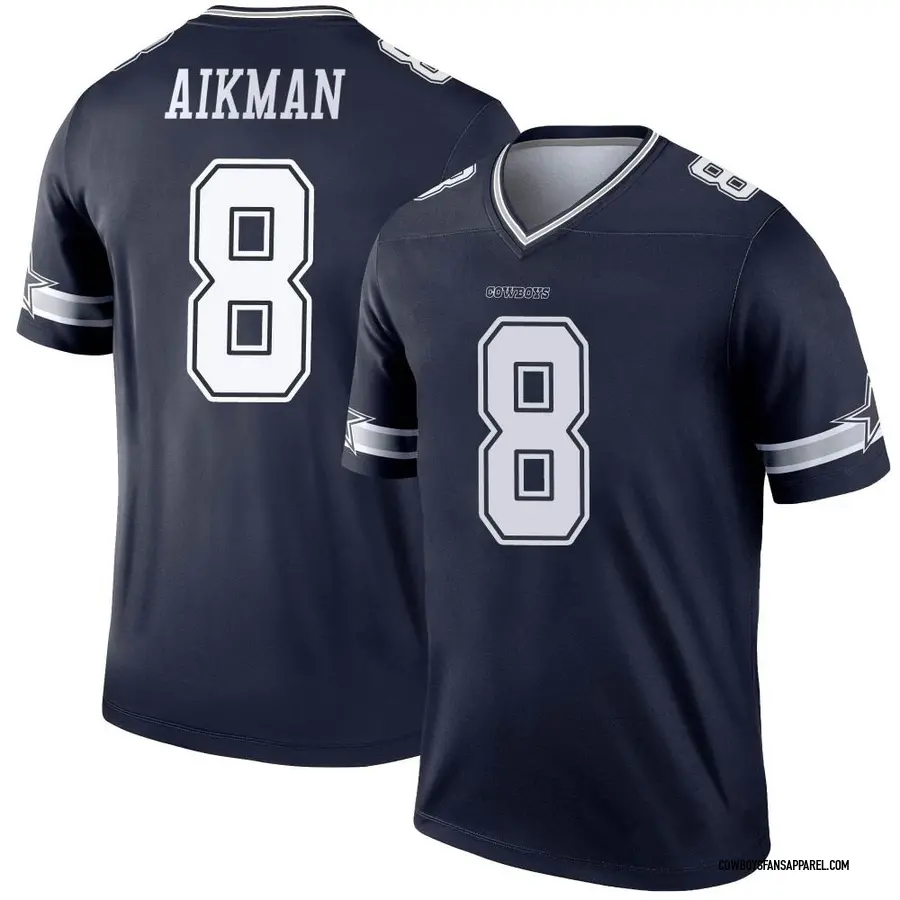 Nike Troy Aikman Dallas Cowboys Legend Navy Jersey - Women's