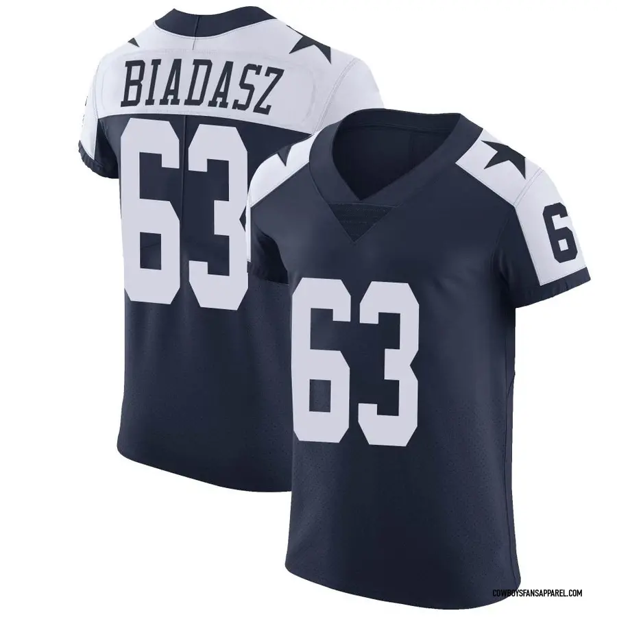 Nike Tyler Biadasz Dallas Cowboys Limited Navy Alternate Vapor Untouchable  Jersey - Men's