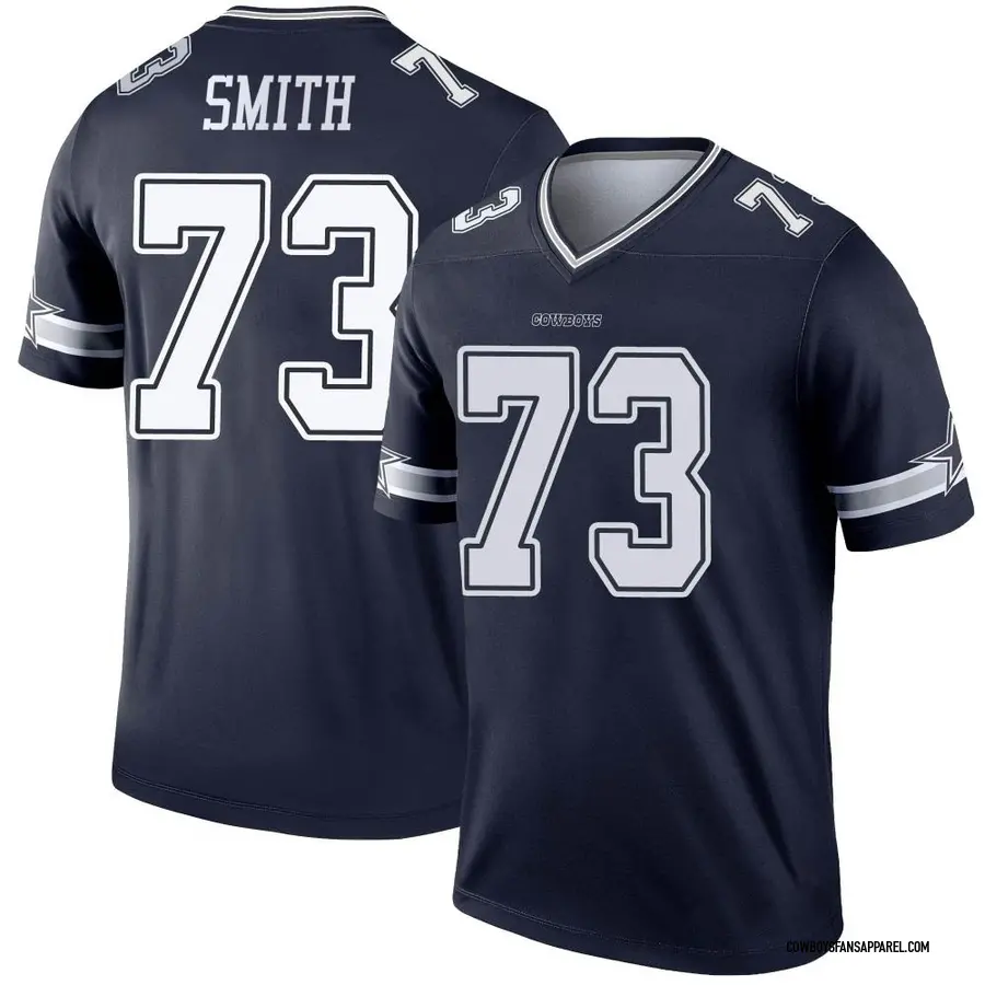 Tyler Smith Men's Nike Navy Dallas Cowboys Custom Game Jersey Size: Large