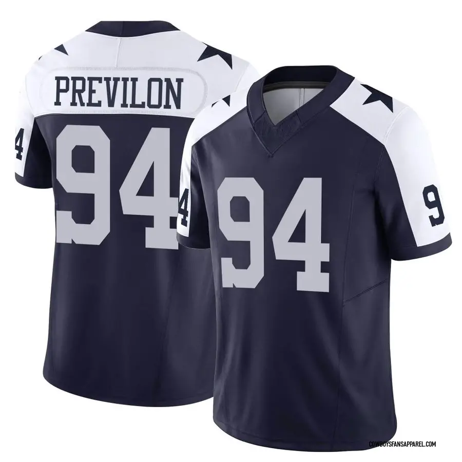 Nike Willington Previlon Dallas Cowboys Youth Limited Navy Alternate ...